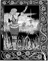 Excalibur Being Reclaimed by the Lady of the Lake