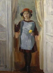 Girl in Doorway (Maria Eiebakke) 1918