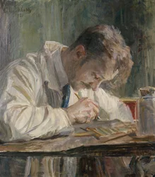 The Porcelain Painter