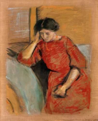 Elisabeth in Red Dress