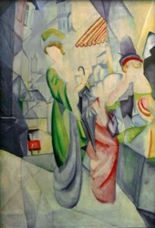 Bright Women in the Hat Shop