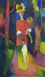 Lady in a Park