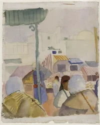 Market in Tunis II, 1914