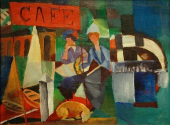 Two Ladies in a Café