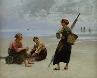 Mussel Gatherers, Brittany