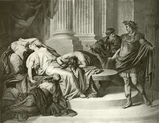 Augustus Caesar and Cleopatra