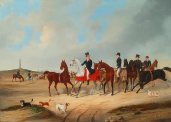 Cavalcade with Dogs