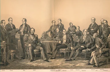 The Congress of Paris in 1856