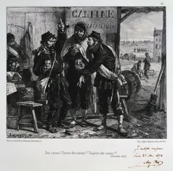 Des canons! Encore des canons!! Toujours des canons!!! Siege of Paris, December 1870