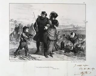 The Little Shell Merchants, Siege of Paris, Franco-Prussian War, January 1871