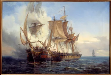 Battle between the Bellona and Lord Nelson