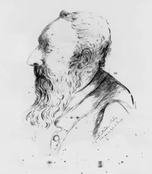 Portrait of sculptor Auguste Rodin