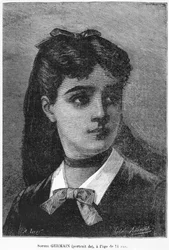 Sophie Germain (1776-1831) aged 14, illustration from 