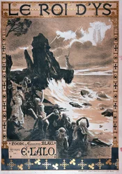 Poster for the opera Le Roi d