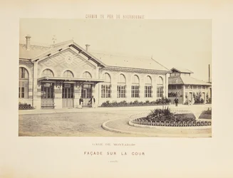Montargis Station, Facade on the Courtyard