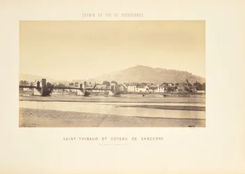Saint-Thibaud and Sancerre Hill, View Taken from the Railway
