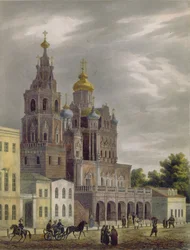 The Church of the Dormition of the Theotokos at the Pokrovka Street in Moscow, 1825