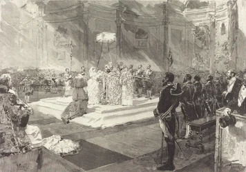 Royal Baptism at the Court of Spain, 1882