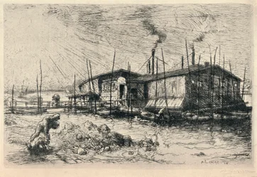 Old Washing-boats at Grenelle