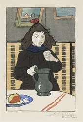 Young Girl with a Pitcher