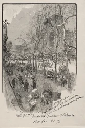 The Boulevards, near the Porte St. Denis