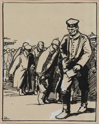 March of a Group of German Prisoners