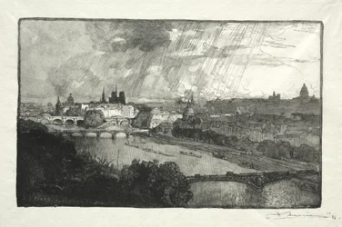 Paris, View from the Pavilion of Flora