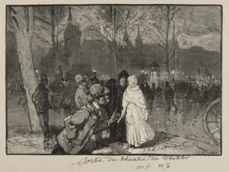 Exit from the Théâtre du Châtelet