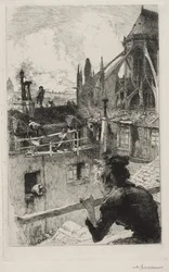 On the Roofs near Notre Dame