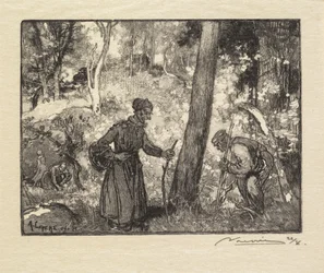 Fontainebleau Forest: Mushroom Hunters at the Rocher Bernard