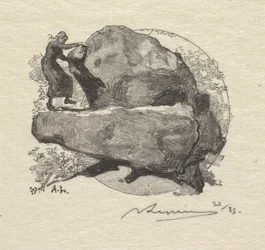 Fontainebleau Forest: The Trembling Rock, 1890