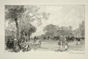 The Avenue of the Champs Elysées