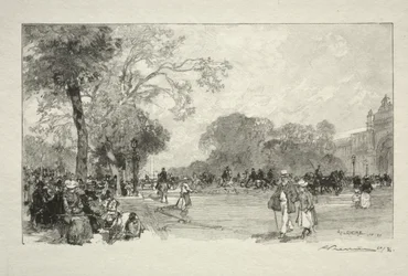 The Avenue des Champs Elysées