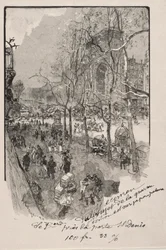 The Boulevards, near the Porte St. Denis