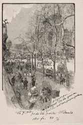 Les Boulevards, near the Porte St. Denis