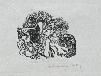 Paris Almanac, 1897: Tail-piece, Autumn