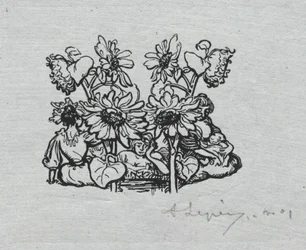 Paris Almanac, 1897: Tail-piece, Summer