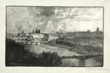 Paris, View from the Pavilion of Flora