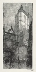 Rouen Illustrated: La Gros Horloge, 1888