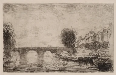 Sunset at Pont Marie, 1890