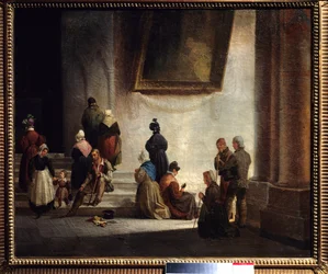 Alms at the Church