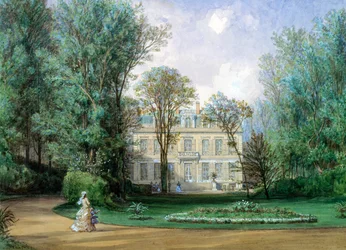 The Hotel Rainbeaux, Avenue des Champs Elysees and 57 Rue de Ponthieu, Paris, 1868