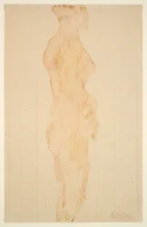 Nude Standing, Side View