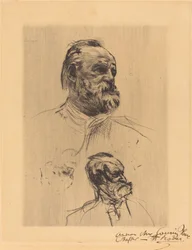 Victor Hugo, Three-Quarter View
