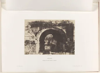 Arch of the Church of Saint Mary of the Latins, Jerusalem