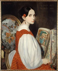 Léopoldine with the Book of Hours