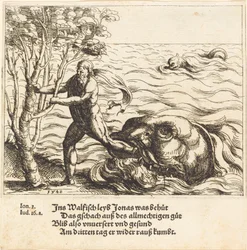 Jonah is Delivered from the Whale, 1548