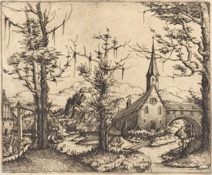 Landscape with a Village Church