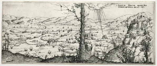 Landscape with the Conversion of Saulus, 1545