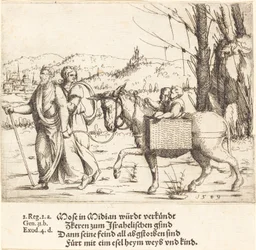 Moses Returns to Egypt from Midian